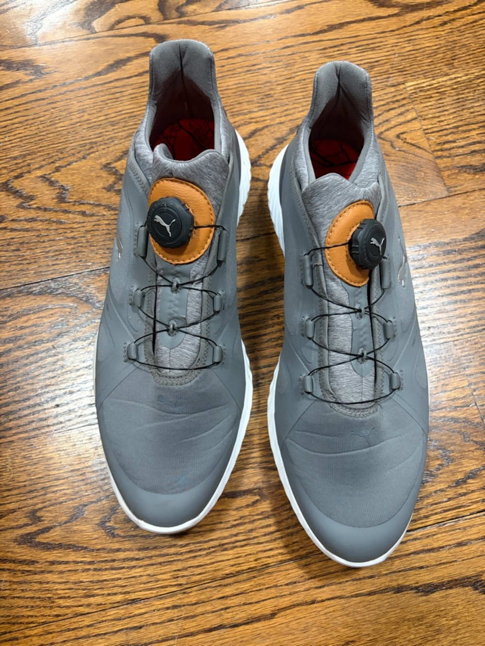 Puma Golf Shoes BOA Disc Waterproof Gray SPIKED Men’s Size 14